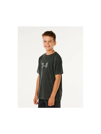 Koszulka chłopięca  Wash czarna dětské model 22245434 - Rip Curl