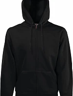 Fruit of the Loom Classic Hooded Sweat Jacket Mikina s kapucí 16.2062 black