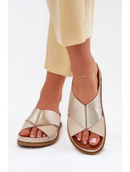 Kožené Dámské Sandály Na Platformě model 21701977 - Maciejka Kožené Dámské Sandály Na Platformě model 21701977 - Maciejka