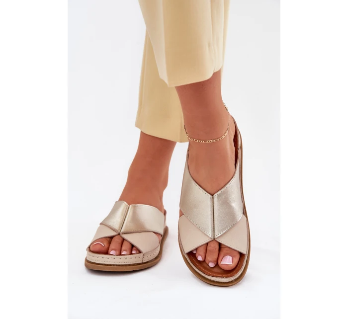 Kožené Dámské Sandály Na Platformě model 21701977 - Maciejka Kožené Dámské Sandály Na Platformě model 21701977 - Maciejka