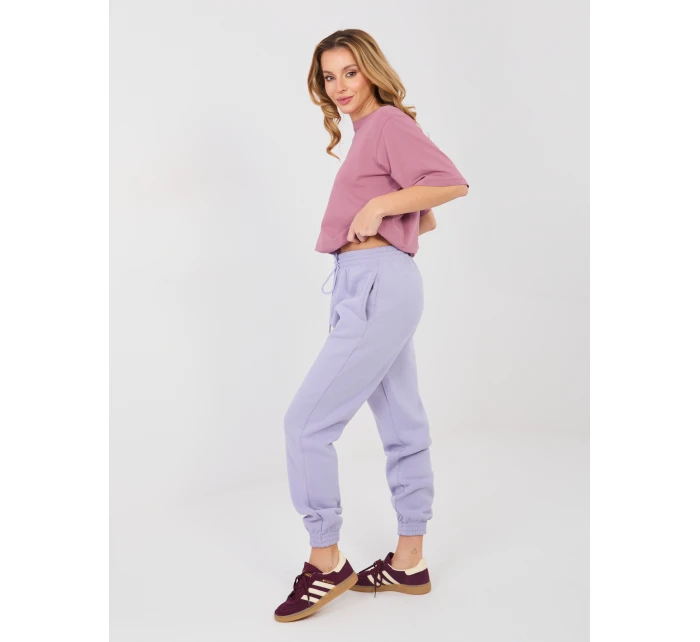 Tepláky CLM DR 1107.98 světle fialové