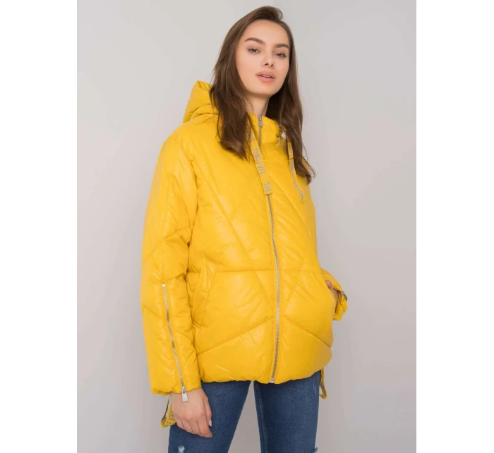 Bunda D50048Y44495A3 žlutá