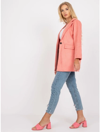 Dámské sako DHJ MA 15286 broskvové