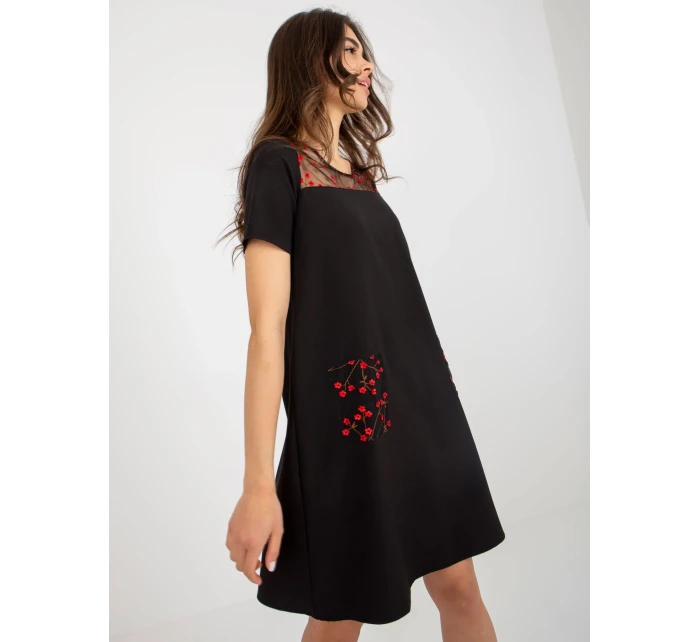 LK SK 506790 šaty.45 černá