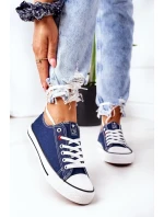 Dámské Klasické Tenisky Tmavě Modré Ecoma Dámské Klasické Tenisky Tmavě Modré Ecoma