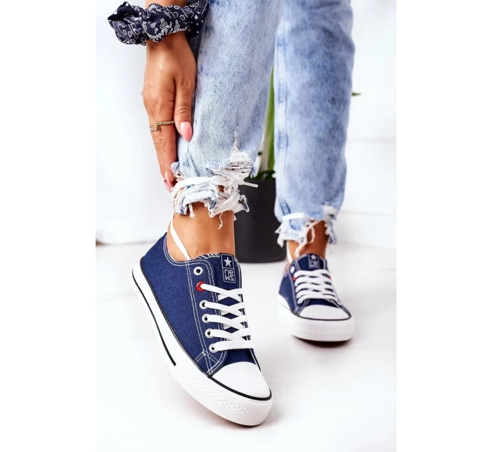 Dámské Klasické Tenisky Tmavě Modré Ecoma Dámské Klasické Tenisky Tmavě Modré Ecoma