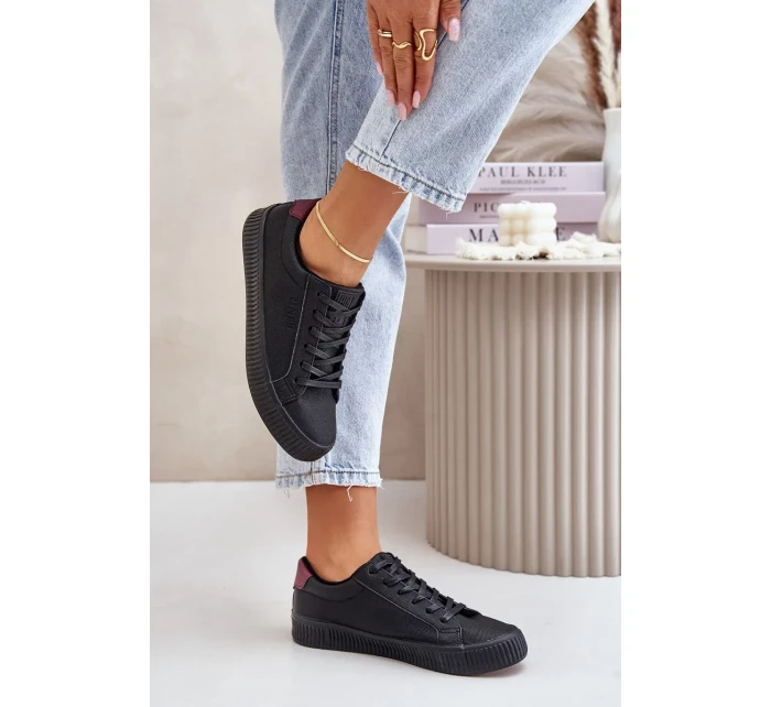 Zateplené Tenisky Dámské Big Star Černé Zateplené Tenisky Dámské Big Star Černé