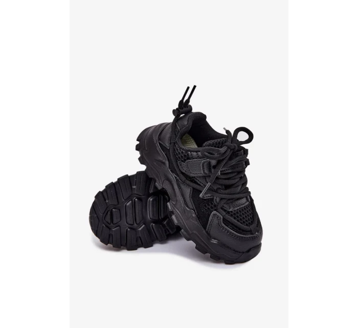 Dětské sportovní sneakers Tilvianea – černé Dětské sportovní sneakers Tilvianea – černé