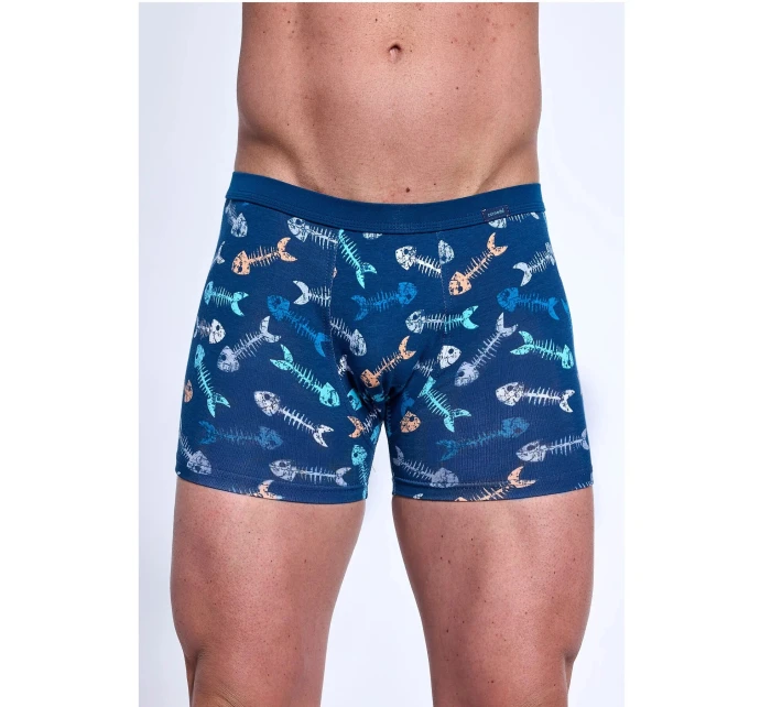Pánské boxerky Tattoo  Tmavě modrá vzor  model 21857552 - Cornette
