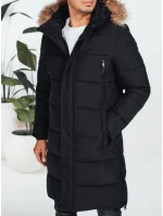 Pánská prošívaná zimní bunda černá TX5074