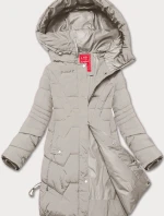 Dámská přechodná bunda s kapucí LHD light beige (LHD-24585)