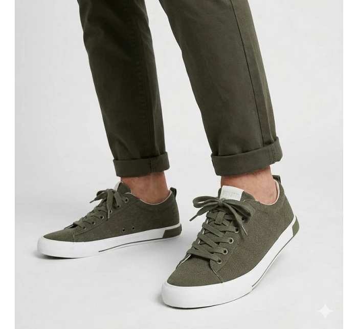 Pánské textilní tenisky zelené Big Star TT174292 Pánské textilní tenisky zelené Big Star TT174292