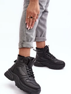 dámské sportovní šněrovací boty černé model 21635852 - EVENTO