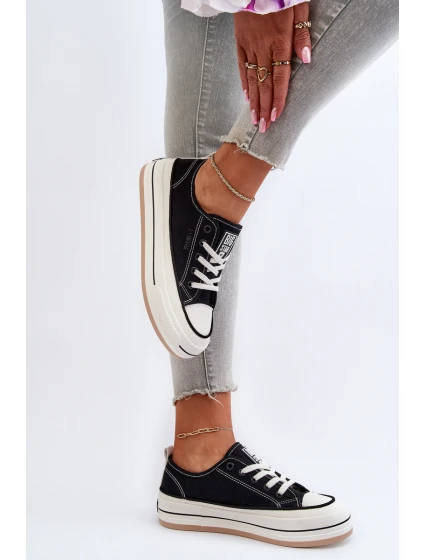 Dámské tenisky Big Star model 21653765 Černé - Big Star Shoes Dámské tenisky Big Star model 21653765 Černé - Big Star Shoes