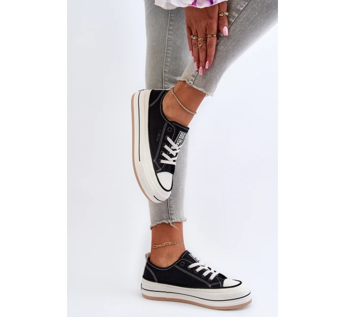 Dámské tenisky Big Star model 21653765 Černé - Big Star Shoes Dámské tenisky Big Star model 21653765 Černé - Big Star Shoes