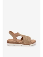 Dámské Sandály S Pletením model 21698599 - EVENTO Dámské Sandály S Pletením model 21698599 - EVENTO