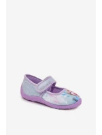 Dětské balerínky-papuče na suchý zip – světle modré Olivessa (Frozen Kraina Lodu) Dětské balerínky-papuče na suchý zip – světle modré Olivessa (Frozen Kraina Lodu)