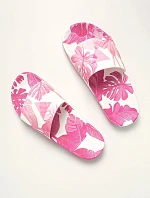 Plážové pantofle E02Z12BB00F-PU28 růžovobílá - Guess