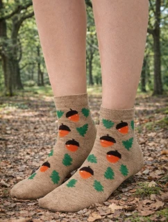 Dámské vzorované ponožky WOMAN