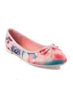 model 1900507 růžové dámské baleríny s květy - VICES model 1900507 růžové dámské baleríny s květy - VICES