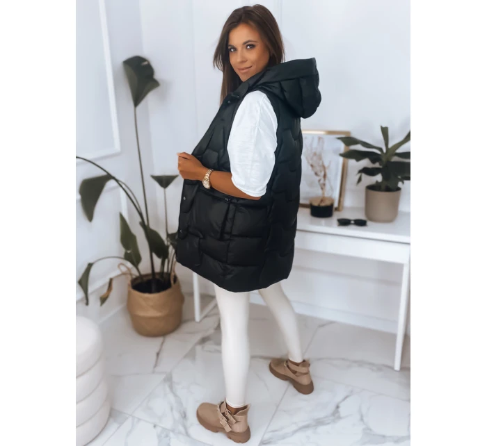 WENDY dámská vesta černá FashionStreet TY2826