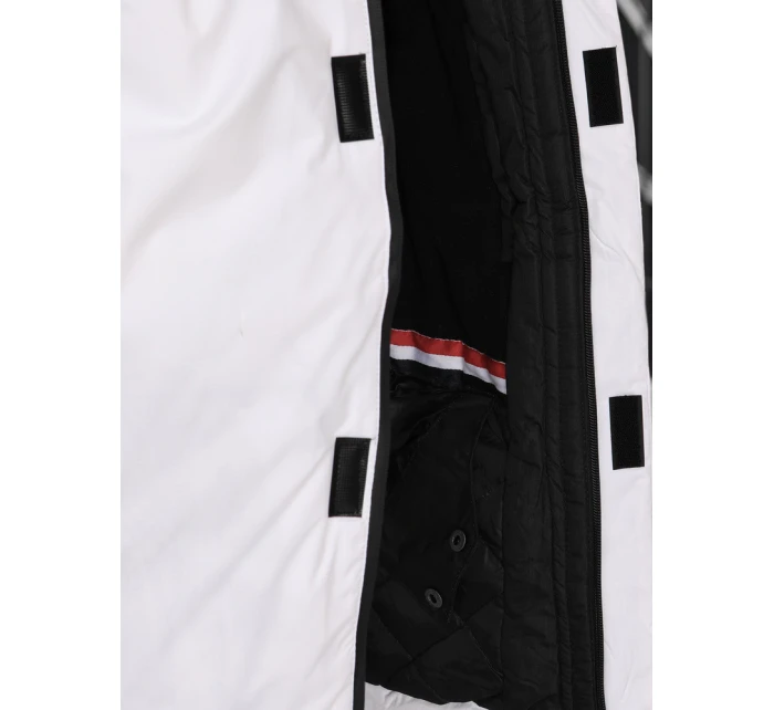 FashionStreet pánská lyžařská bunda bílá TX5130