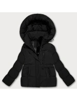 kurtka damska z kapturem czarna model 21725765 - S'WEST