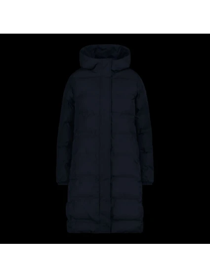 Dámský zimní kabát s kapucí CMP zateplená nepromokavá bunda černá (34K0096/N950)