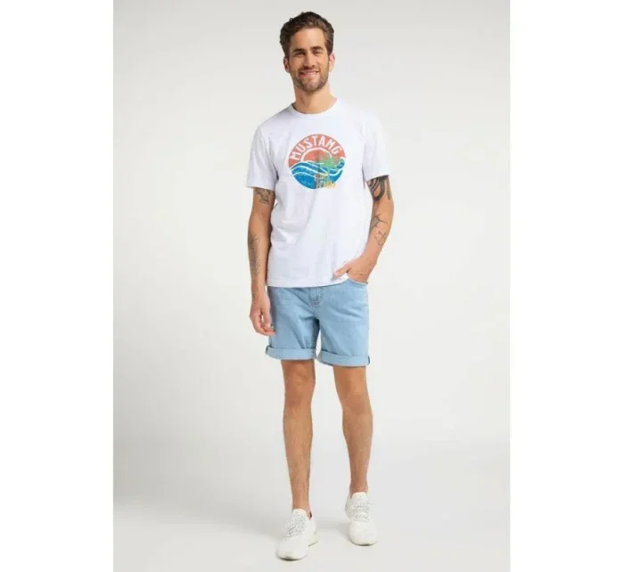 Tričko s logem Mustang Alex M 1009534 2045 Tričko s logem Mustang Alex M 1009534 2045