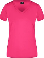 Daiber JN 735 Dámské sportovní tričko s výstřihem do V 02.0735 pink