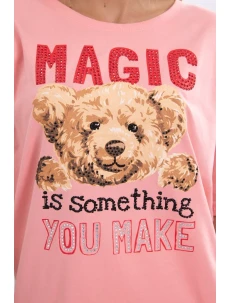 Kouzelná halenka s meruňkovým potiskem