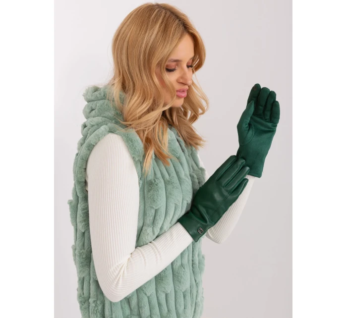 Rękawiczki AT RK model 19367615 ciemny zielony - FPrice