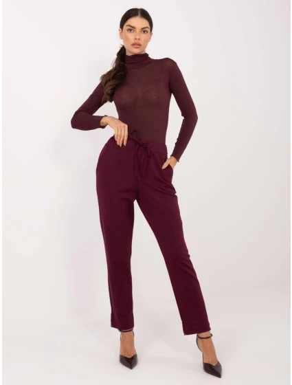 Spodnie IT SP model 21791053 bordowy - FPrice