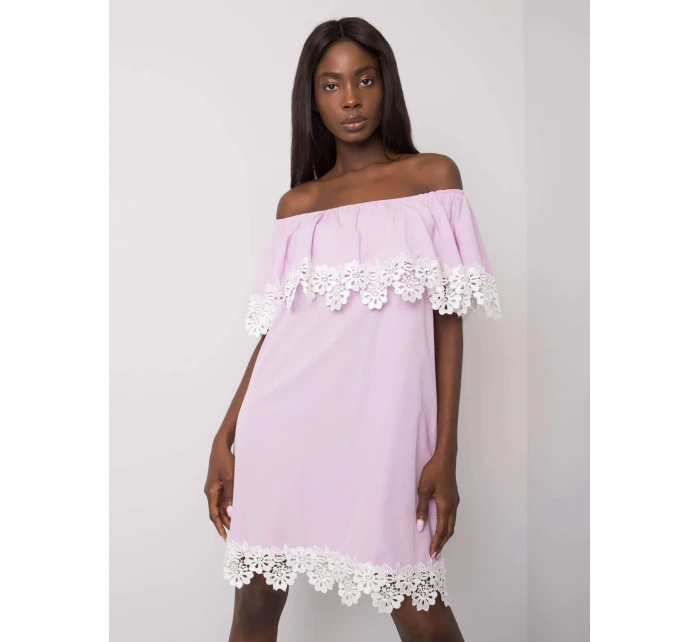 Šaty LK SK 506992.11 světle fialová