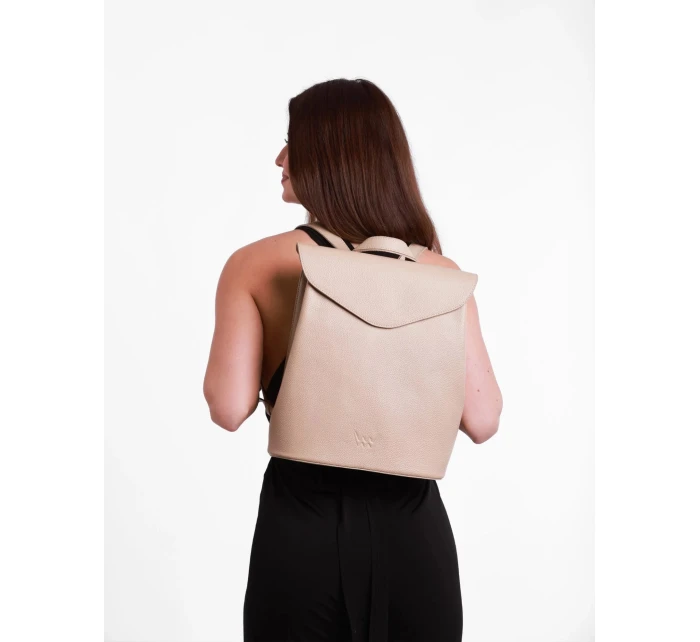 Dámský kožený batoh Vuch Joanna Leather Beige