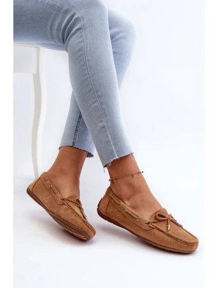 Dámské semišové mokasíny Camel model 21659320 - Boto