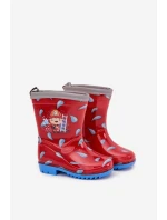 Dětské holínky hasič červené Breezly