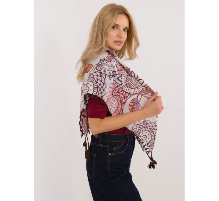 Závoj AT CH EC571.53 tmavě hnědý