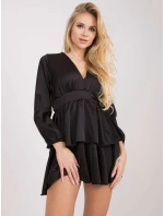 Šaty DHJ SK model 17002690 černá - FPrice Šaty DHJ SK model 17002690 černá - FPrice