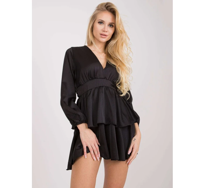 Šaty DHJ SK model 17002690 černá - FPrice Šaty DHJ SK model 17002690 černá - FPrice