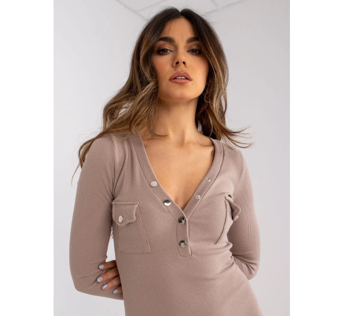 Šaty RV SK model 17034935 tmavě lila - FPrice Šaty RV SK model 17034935 tmavě lila - FPrice