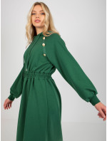 Dámské šaty RV SK model 17828235 tmavě zelené - FPrice