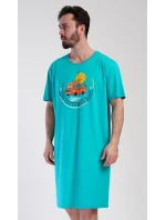 Pánská noční košile s krátkým rukávem Adventure Pánská noční košile s krátkým rukávem Adventure