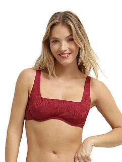 Dámské plavky BRA tmavě červená model 22206211 - DIM