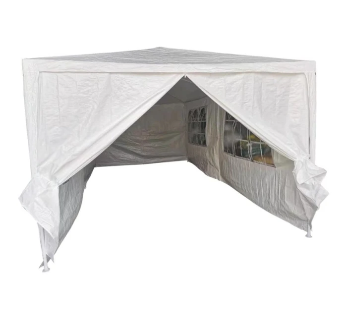 ZAHRADNÍ CATERINGOVÝ STAN PE 6x3M + 6 STĚN BÍLÝ