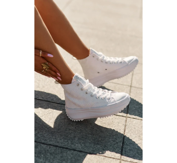 Vysoké Dámské Tenisky model 21694008 Bílé - Lee Cooper