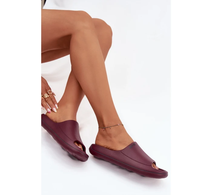 Lehké Dámské Pantofle Big Star model 21706429 Bordó - Big Star Shoes Lehké Dámské Pantofle Big Star model 21706429 Bordó - Big Star Shoes