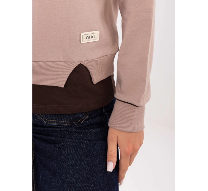 Bluzka RV BZ model 21406720 ciemny bezowy - FPrice