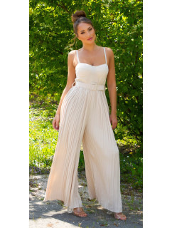 Sexy wide Leg Jumpsuit with Belt