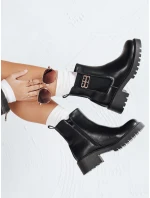 Dámské černé kozačky model 21992319 - Dstreet Dámské černé kozačky model 21992319 - Dstreet